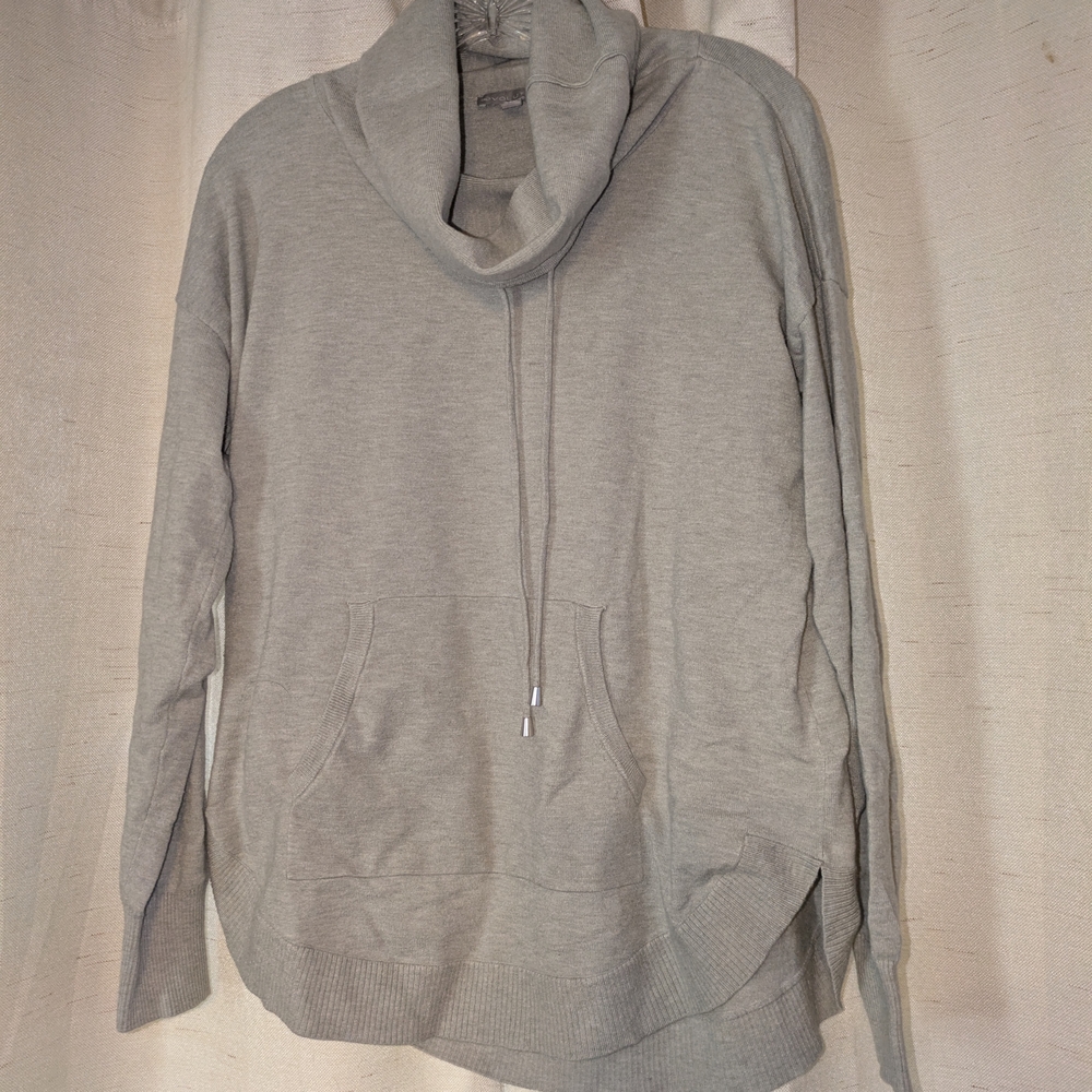 Gray Cowl Neck Sweater